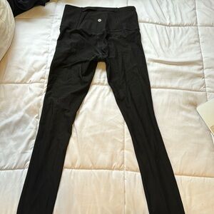 25” Black Leggings Size 8